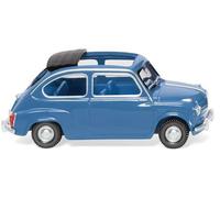 WIKING 009906 Échelle HO Fiat 600 (1955-64) Couleur Bleue Brillante