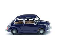WIKING 0099 07 Fiat 600 - Bleu Foncé HO 1:87