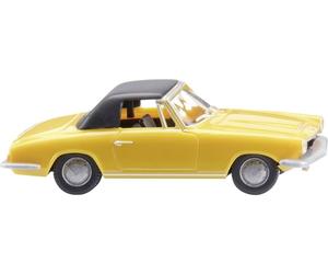 Wiking 018748 H0 Modèle réduit de voiture particulière BMW 1600 GT Cabrio, jaune