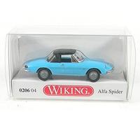 Wiking 020604 H0 Alfa Romeo Spider, Bleu Clair