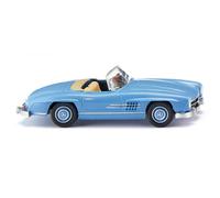 WIKING 023301 Mercedes 300 SL Cabriolet - Bleu Échelle HO 1:87