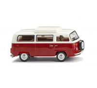 Wiking 031805 H0 Bus de camping Volkswagen T2b rouge rubis/blanc Échelle 1:87, ce n'est pas un jouet