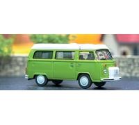 Wiking 031807 - Bus de camping VW T2b - Vert - 1:87