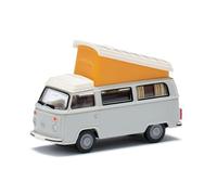 Wiking 031808 - Bus de camping VW T2b - Gris clair - 1:87