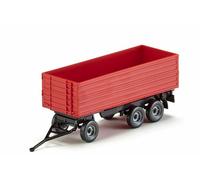 WIKING 038818 Échelle Ho Remorque Agriculture A 3 Axes Avec Bords Hautes Rouge