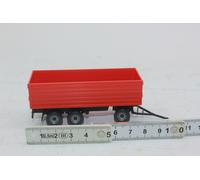 Wiking 038818 Remorque Agricole À Trois Essieux Rouge NEUVE Avec OVP 1:87 H0