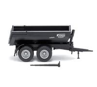 WIKING 038819 Échelle HO Remorque Agricole Couleur Noir Krampe Kipper Halfpipe
