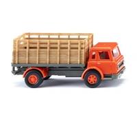 Wiking 044604 Camion à construction en treillis (Int. Harvester) orange, voie H0 1/87, ce n'est pas un jouet