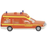 Wiking 060701 H0 Modèle réduit de véhicule prioritaire Mercedes Benz Binz, pompiers - ambulance