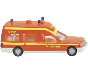 Wiking 060701 H0 Modèle réduit de véhicule prioritaire Mercedes Benz Binz, pompiers - ambulance
