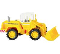 Wiking 065110 H0 Modèle réduit de véhicule de construction Liebherr Chargeuse sur pneus L 531, jaune-auto