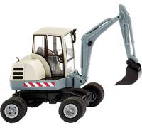 Wiking 065809 H0 Modèle réduit de véhicule de construction Mini-pelle, bleu alpin