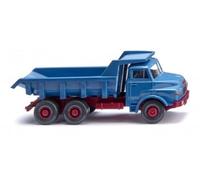Wiking 067002 Camion benne basculante (Man) bleu brillant piste H0 1:87 Pas de jouet