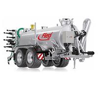 WIKING 077338 Citerne sous vide Fliegl VFW 18,000 Profiline avec cultivateur à lisier GUG 6m, Modèle détaillé, 1:32, métal/plastique, à partir de 14 ans, Multiples Fonctions, Remorque très détaillée