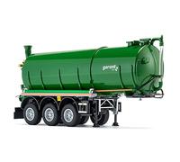 WIKING 077656 Kotte Semi-remorque Citerne Garant TSA 30,000, Modèle réduit détaillé, 1:32, Métal/Plastique, dès 14 ans, Multiples Fonctions, Pieds extensibles, Essieu arriére abaissable, Vert