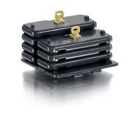 Wiking 077855 Claas Masses de Lestage Xerion, Accessoires pour modèles réduits de Tracteurs, 1:32, à partir de 14 ans, Ballastage arrière et avant Claas Xerion, noir