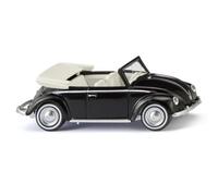 Wiking 0794 06 H0 Modèle réduit de voiture particulière Volkswagen Coccinelle 1200 Cabrio, noir