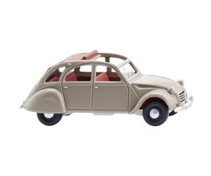 Wiking 080916 H0 Modèle réduit de Voiture particulière Citroën 2 CV, Gris Olive