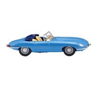 Wiking 081707 H0 Jaguar E-Type Roadster, Bleu