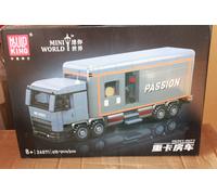 Wiking 087006 H0 Modèle réduit de camion Mercedes Benz Unimog U 411 avec remorque à bois long