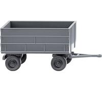 Wiking 095638 N Modèle réduit de véhicule agricole Remorque de récolte - gris basique