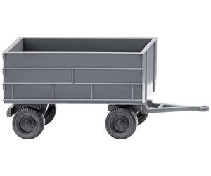 Wiking 095638 N Modèle réduit de véhicule agricole Remorque de récolte - gris basique