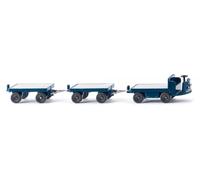 Wiking 116004 H0 Modèle réduit de véhicule de Construction Chariots électriques avec remorques