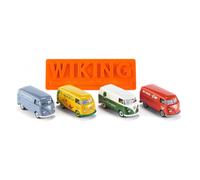 WIKING 217001 Échelle Ho Set Quattro Modèles Assortiment De VW T1 - Paquet