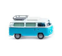 Wiking H0 031504 - VW T2 Camping-Car - Bleu Glacé/Blanc Neuf