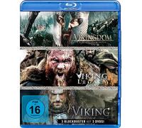 WIKINGER-BOX - VIKING,VIKINGDOM,VIKING LEGACY PURCELL/MALTHE/+ 3 BLU-RAY NEUF