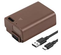 Wikinu NP-FW50 Batterie de Rechange 1200 mAh pour Sony A6400 A6000 A7 II ZV-E10, 2,3 Heures de Charge Rapide sûre avec câble USB de Type C pour A5100 A6100 A6300 A6500 A7R II A7S II BC-TRW