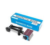 WIKISTORE BASE DE COMPARAISON, Comparateur à cadran de précision articulé et articulé, Base comparateur magnétique avec aimant 60 kg, Hauteur 365 mm et filetage M8