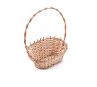 Wiklinowy Świat - Panier cadeau en osier - Panier à pommes de terre - Panier à fruits - Panier de jardin - Avec anse - En osier - Couleur naturelle - Taille II