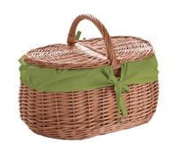Wiklinowy Świat - Panier de pique-nique en osier - Panier à bûches de cheminée, panier à pommes de terre, panier à fruits, panier de remplissage Kiepe - Panier de jardin, panier à anse en osier pour