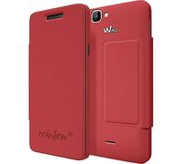 Wiko Etui Folio pour Wiko Rainbow Rouge