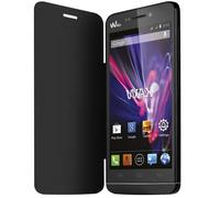 Wiko Folio Coque Support pour Wax Noir