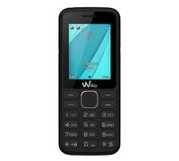 Wiko Lubi 4 Terminal Libre de 1,77" avec Bluetooth, 1 Go de RAM, système d’Exploitation Propre Noir