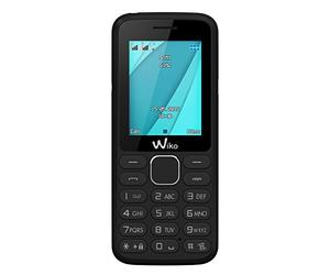 Wiko Lubi 4 Terminal Libre de 1,77" avec Bluetooth, 1 Go de RAM, système d’Exploitation Propre Noir