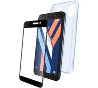 Pack y52 coque transparente + verre trempé wiko