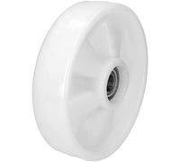 WIKO Roues en polyamide pour chariot élévateur - 200 mm - Roulettes de transport avec roulement à billes - Roues en nylon - Roulettes de fixation pour palettes de 700 kg (trou d'essieu)