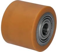 WIKO Roulettes en polyamide 80x70 mm avec roulement à billes pour chariot élévateur Roues en nylon Palettes Fixateur Roue 450 kg (20 mm Trou d'essie)