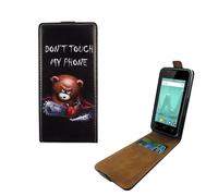 Wiko Sunny 2 Téléphone Étui de Protection Porter Avec Tronçonneuse Sac à Clapet