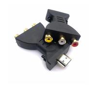 WIKRQIHL Adaptateur Composite 1080p RCA AV vers HDMI, câble Audio/vidéo Compatible HDMI vers AV avec câble USB for boîtier TV HD