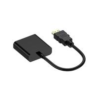 WIKRQIHL Câble Adaptateur HDMI 1080p vers VGA avec Prise Audio 3,5 mm, convertisseur de Port d'alimentation USB for PC, Ordinateur Portable, PS4/3, projecteur, TV Box(No Audio No Power)