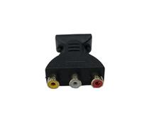 WIKRQIHL Câble convertisseur HDMI vers AV - Adaptateur Composite/composant 3RCA for PS2/DVD/TV CRT, Sortie vidéo Rouge-Blanc-Jaune et RVB