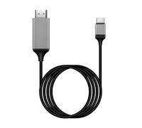 WIKRQIHL Câble USB 3.1 4K HDTV Type-C vers HDMI Compatible for téléphone Android, for connecter Un téléviseur à Un Appareil avec Le même écran (2 m)