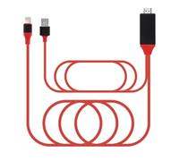 WIKRQIHL Câble vidéo 4K HD for iPhone 14, 13, 12, 11 Pro Max, iPad Mini, Adaptateur AV numérique Lightning vers HDMI, projecteur TV 1080P(1pcs)