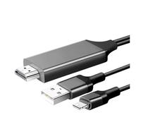 WIKRQIHL Câble vidéo, Compatible avec iPhone, iPad Mini, 14, 13, 12, 11 Pro Max, éclairage vers HDMI, projecteur TV, Adaptateur AV numérique, convertisseur 4K HD(C1)