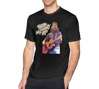 Wil-Lie Nel-Son Willie and Family Live Men's Short Sleeve T-Shirts Tops Man's Leisure Crew Neck Shirts Manches Courtes(XX-Large)