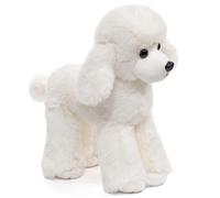 Wilafury Animal en Peluche pour Chien, Caniche réaliste, Jouet en Peluche Mignon, 12, 6 Pouces, Blanc